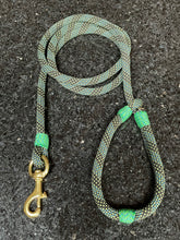 Load image into Gallery viewer, Handmade recycled climbing rope leash