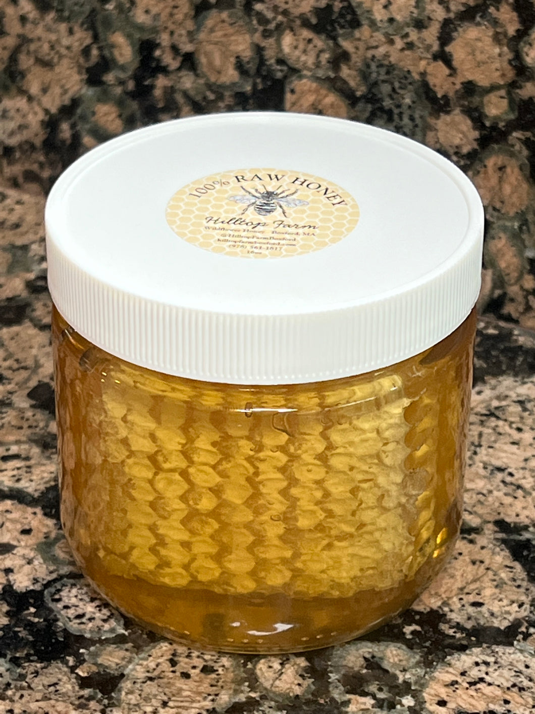 100% Raw Wildflower Chunk Honey - limited quantity available