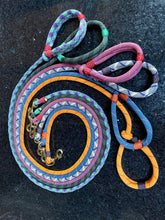 Load image into Gallery viewer, Handmade recycled climbing rope leash
